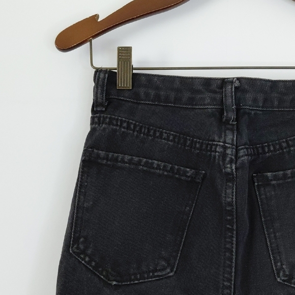 Classic Black Denim Shorts - Picture 3 of 16